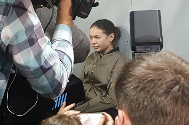 Алена Зайцева в суде