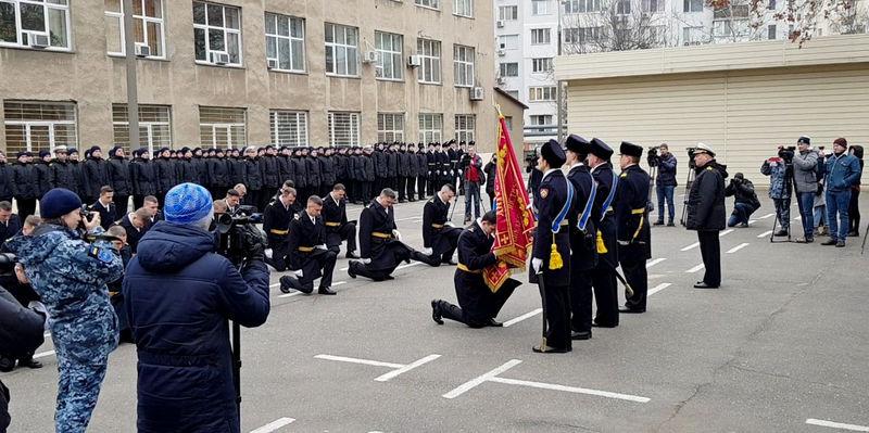 Выпуск военных моряков