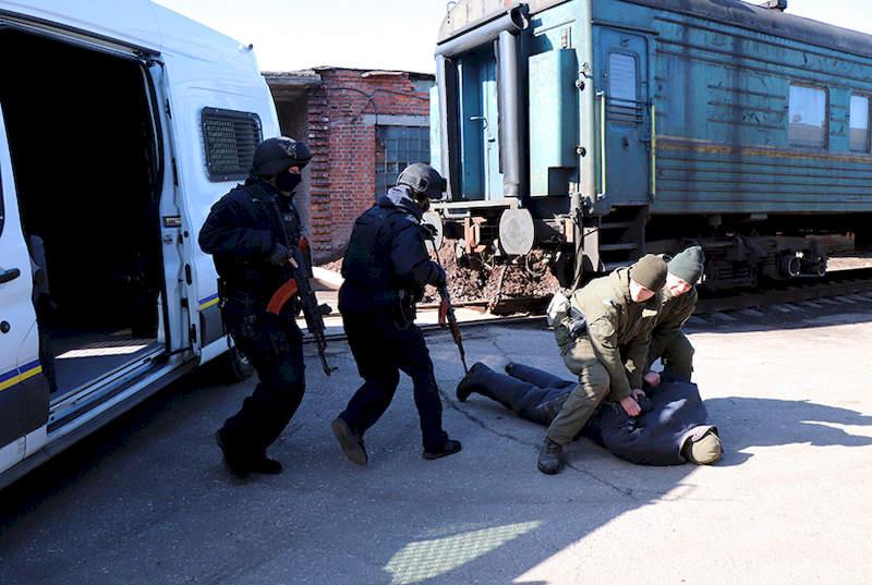 Совместные занятия Нацгвардии и полиции