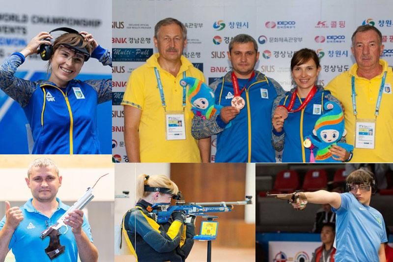 Украинские чемпионы Европы по стрельбе
