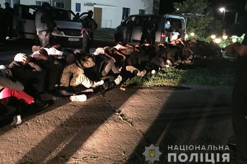 Полиция остановила бандитов