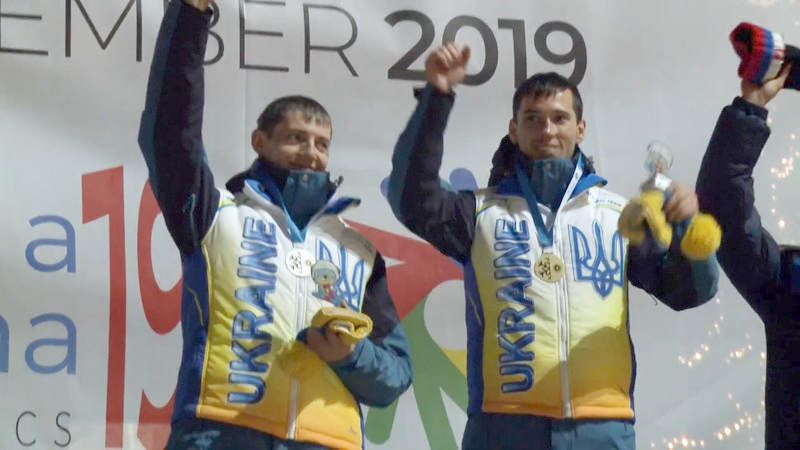 украинские лыжники на Дефлимпиаде