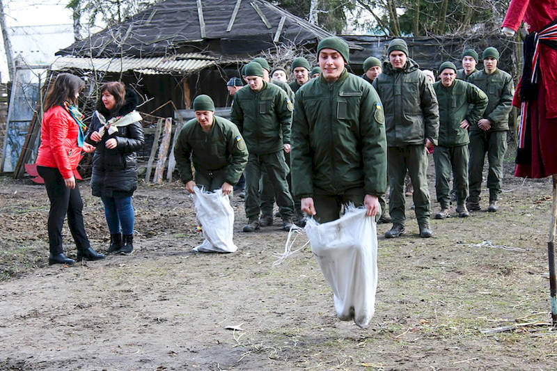 Нацгвардия: проводы зимы