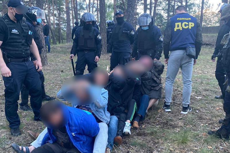 Задержание членов ОО «Потон»