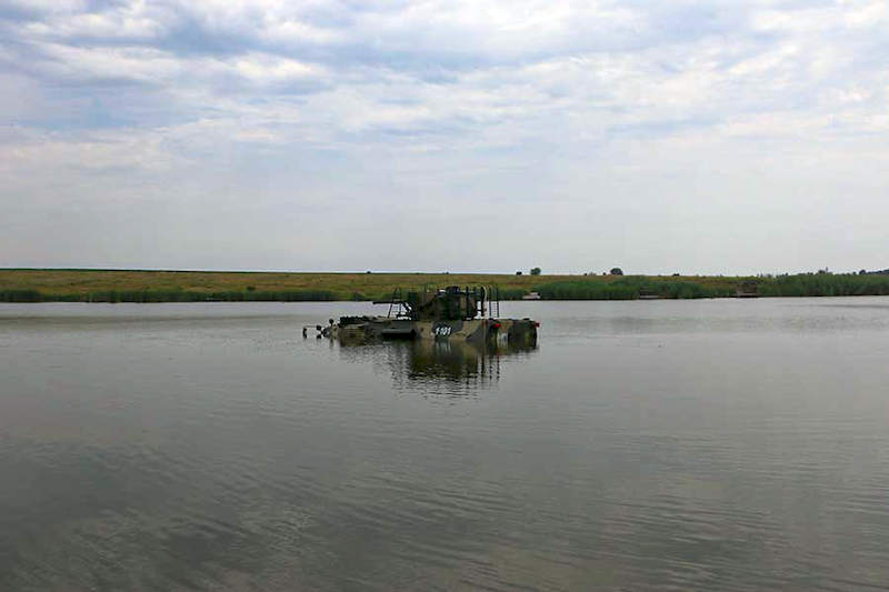 Долання водної перешкоди на БТР-4Е