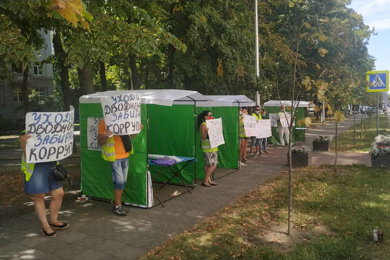 Підприємці пікетують поліцію