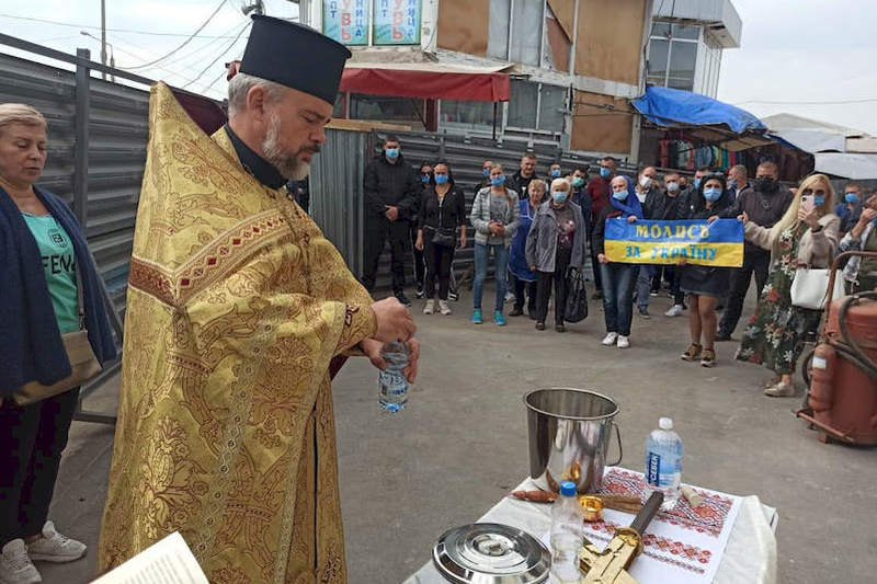 Освячення каплиці на ТЦ «Барабашово»