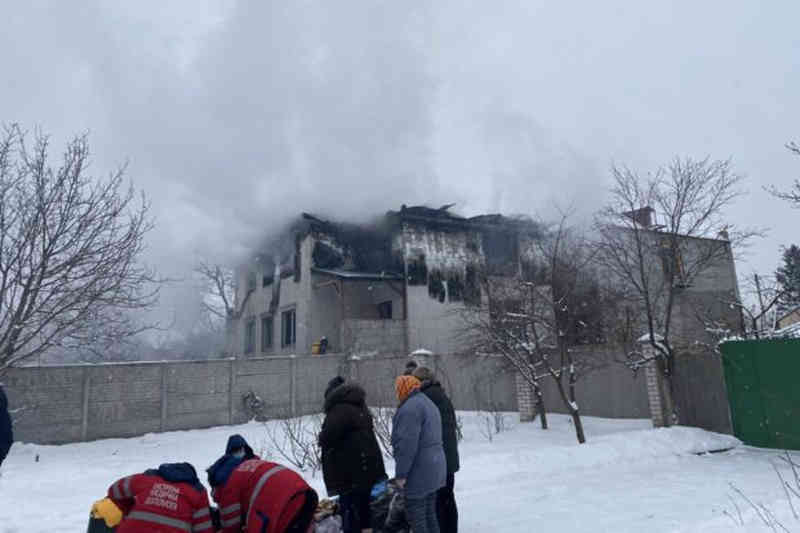 Пожар в пансионате