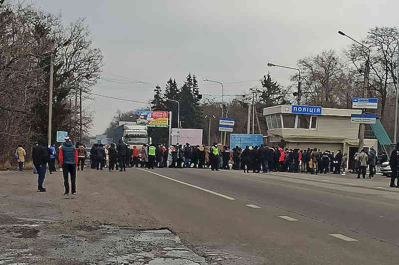 Протест мешканців Високого