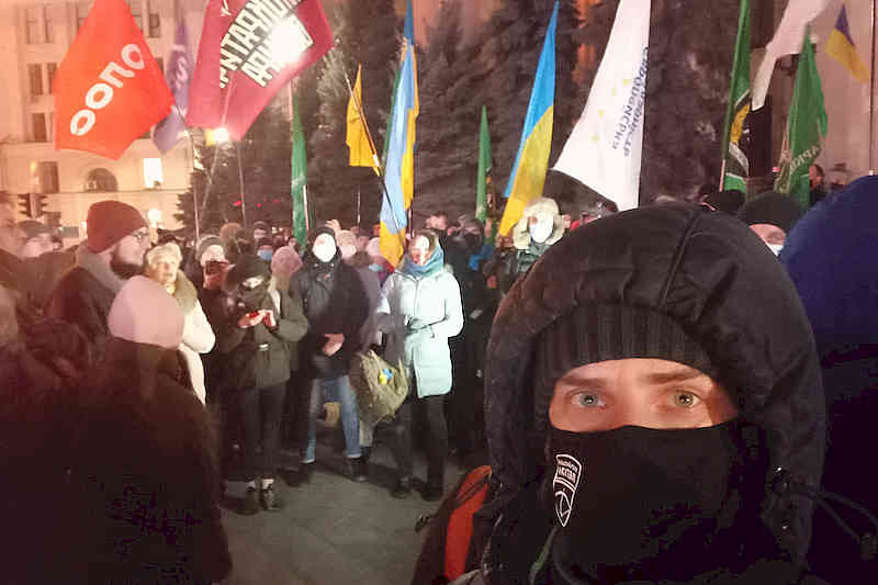 Протест під стінами ХОДА