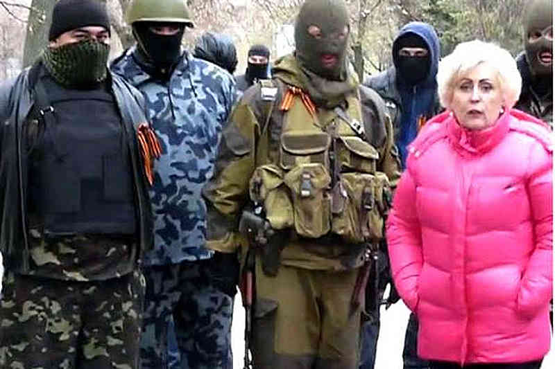 Штепа с пророссийскими боевиками