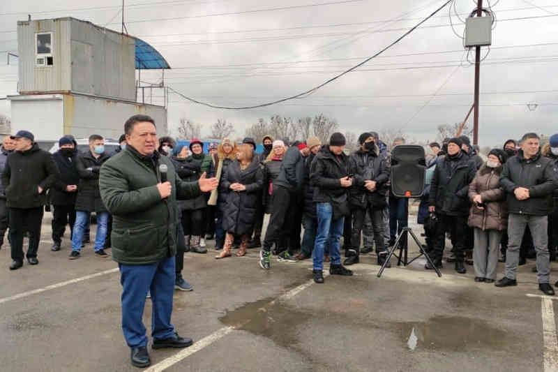 Олександр Фельдман на зустрічі з підприємцями ТЦ «Барабашово»