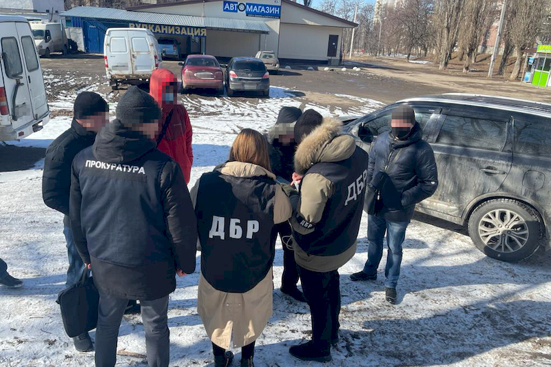 Затримання хабарника