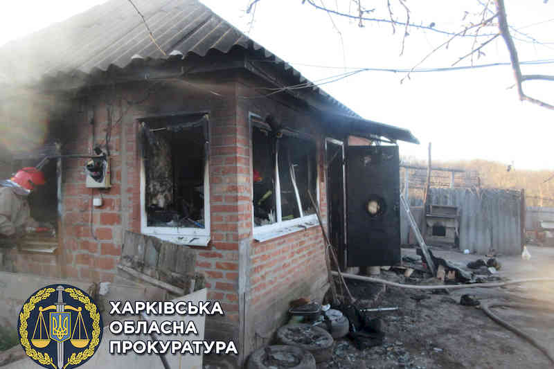 Подожженный дом «бывшей»