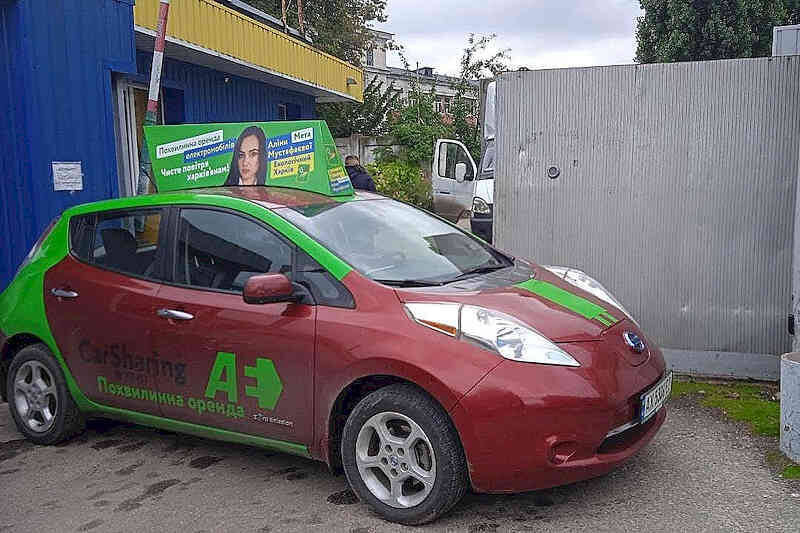 В'їзд на територію «Автоентерпрайз» перекритий автомобілем