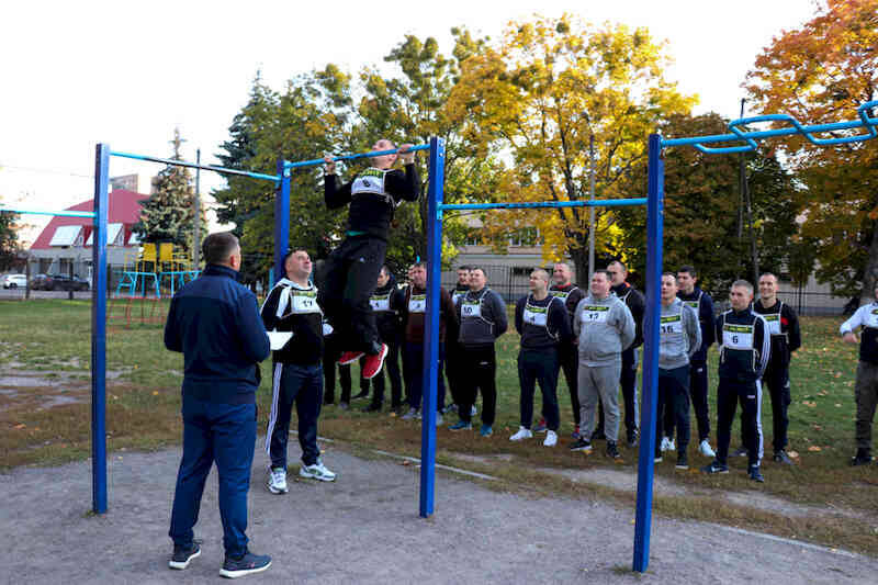 Гвардійці складають заліки з фізпідготовки