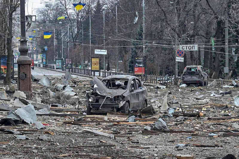 Харьков после обстрелов