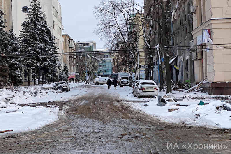 Разрушения после обстрелов