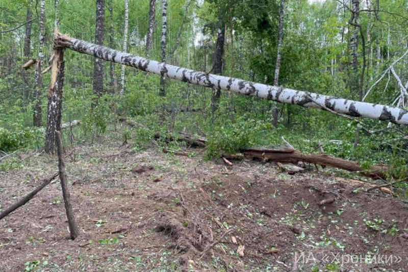 Воронки от обстрела