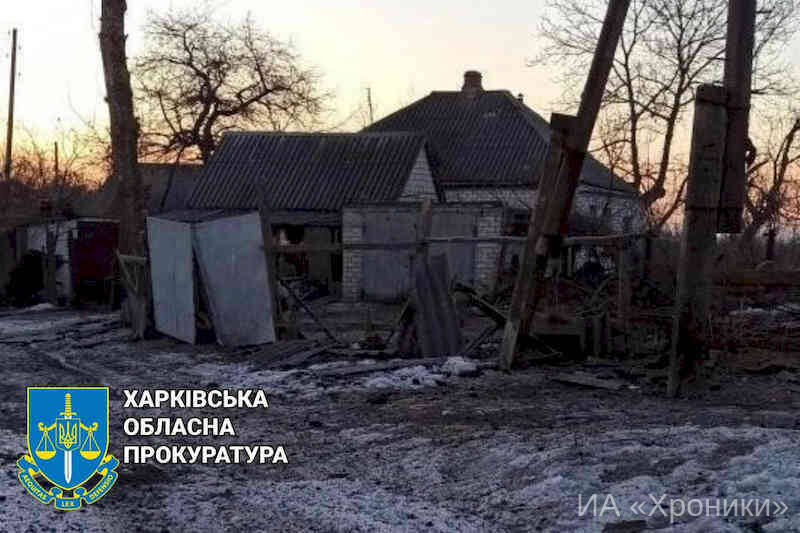 Разрушенный дом в Казачьей Лопани