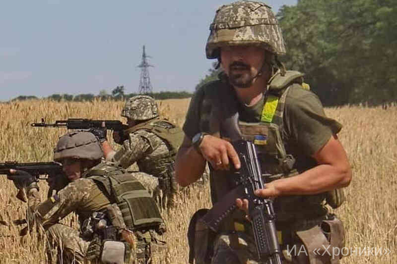 Украинские бойцы под Харьковом