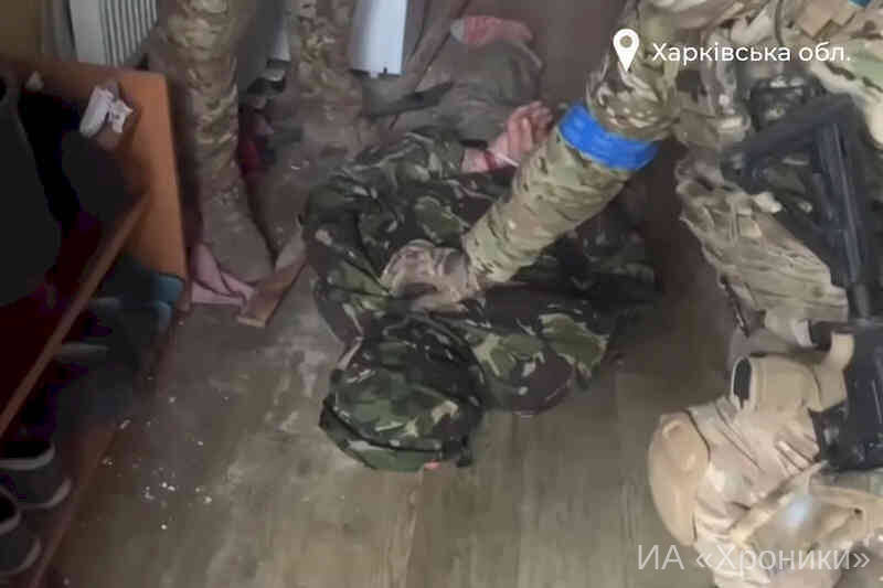 Захваченный командир вражеской ВРГ