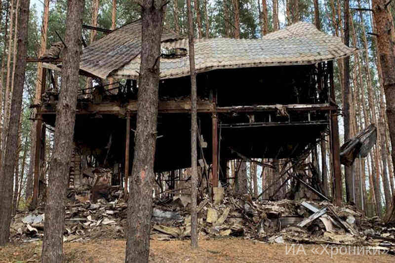 Место пыток вблизи Боровой