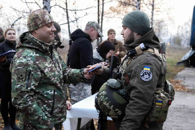 Награждение гвардейцев