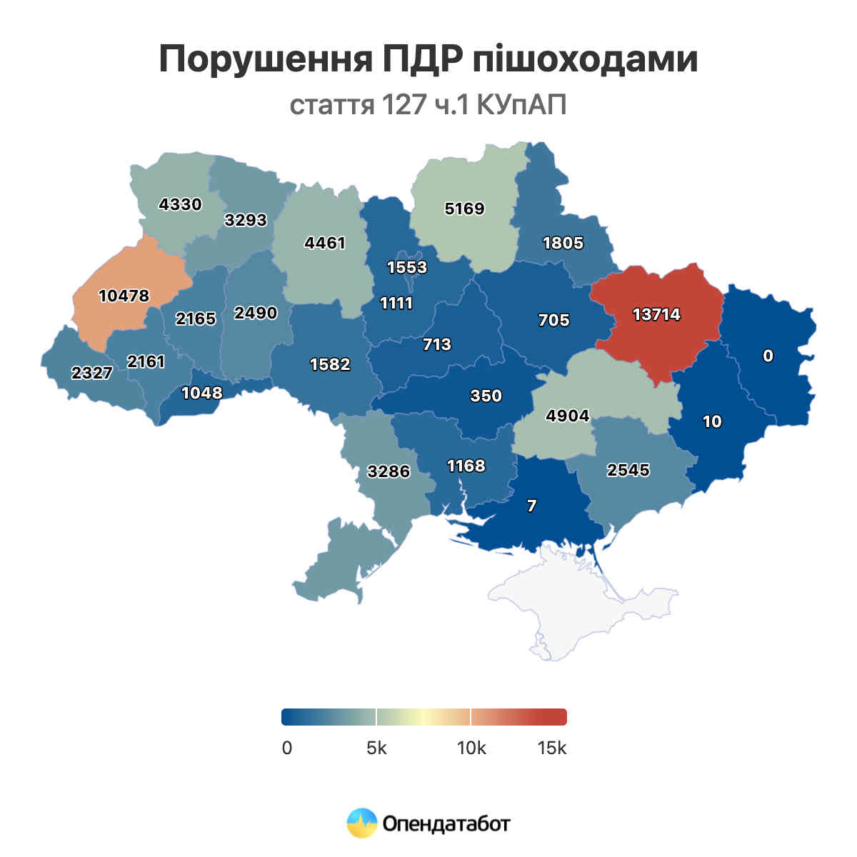 Порушення ПДР пішоходами