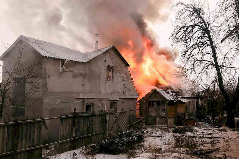 Фото - ГУ Нацполиции в Харьковской области Последствия обстрела Харькова россиянами