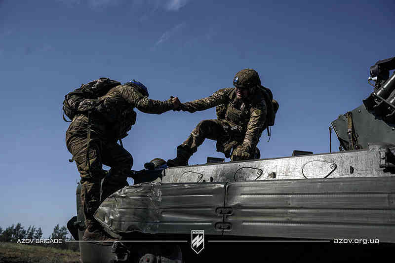Военнослужащие бригады НГУ «Азов»