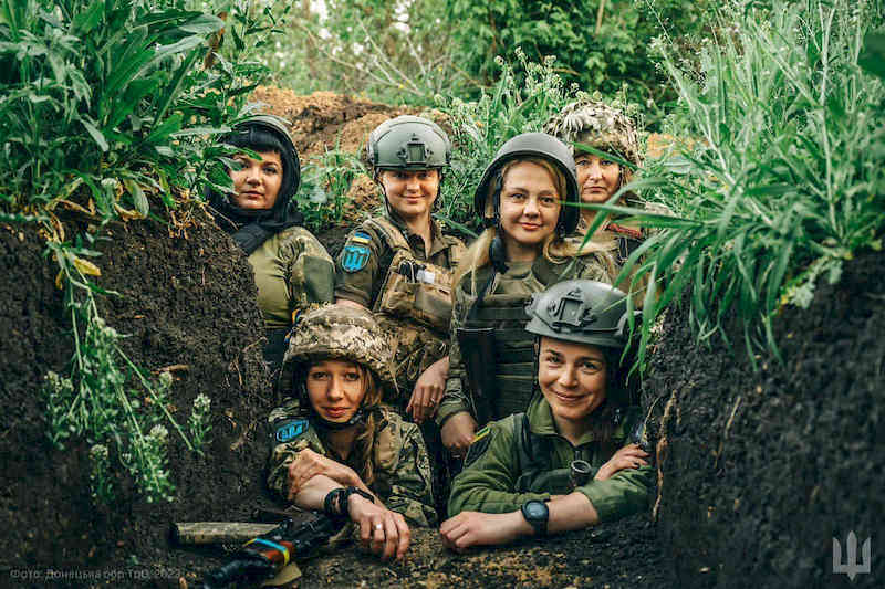 Украинки на войне