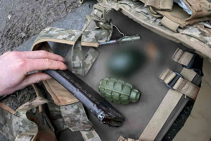 Вилучені гвардійцями боєприпаси