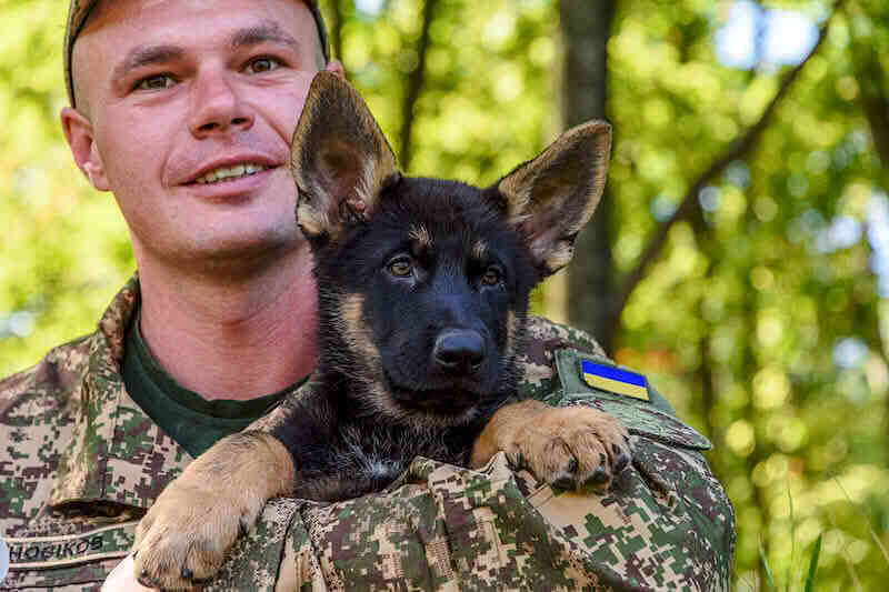 Юрій на позивний Акс щодня займається з Річем