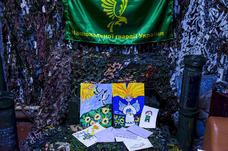 Листи, малюнки та теплі слова підтримки, зібрані в ході осінньої акції разом із видавництвом «Ранок» та книгарнею «Книголенд»