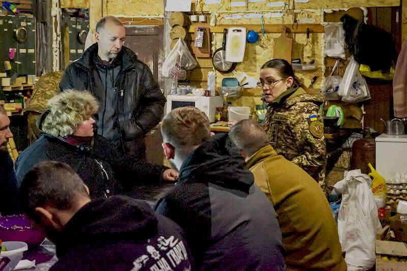 Військові психологи працюють з бійцями 5 Слобожанської бригади «Скіф» НГУ на передовій