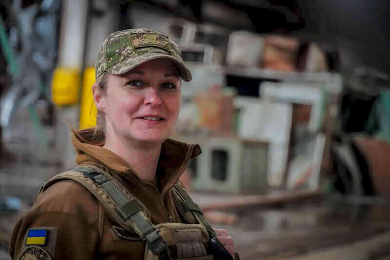 Офіцерка НГУ Інна Єрьоміна