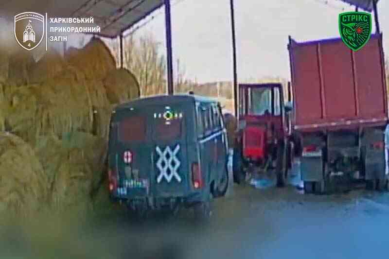 Автомобілі рашистів перед знищенням