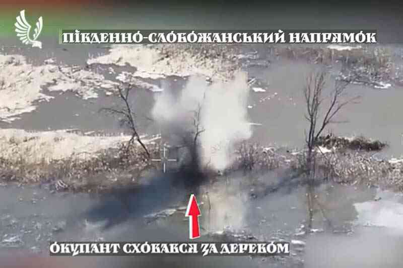 Боевая работа операторов БПЛА 5-й Слобожанской бригады «Скиф» НГУ