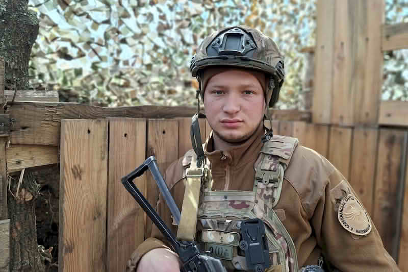 Гвардієць 5 Слобожанської бригади «Скіф» Шрам 