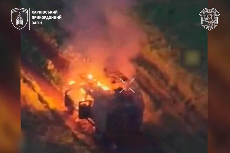 Ворожа удар по автомобілю харківських прикордонників
